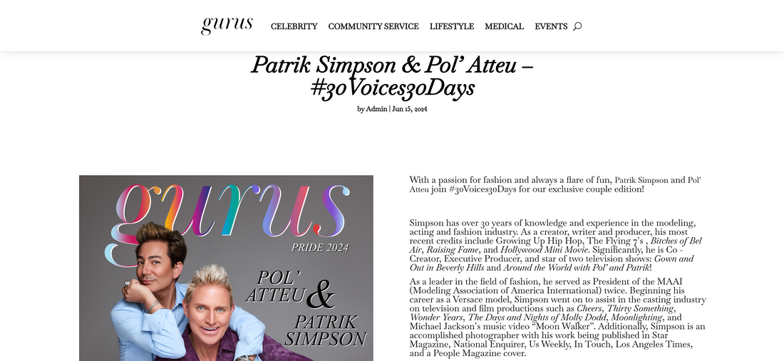 Patrik Simpson & Pol’ Atteu – #30Voices30Days