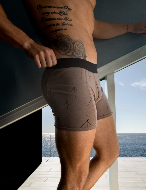 Softer Briefs, Embroidery, Boxers, Soft, Comfortable, Cozy, Eucalyptus Blend, Sustainable, Eco-Friendly, Mens, Unisex, Gender Fluid