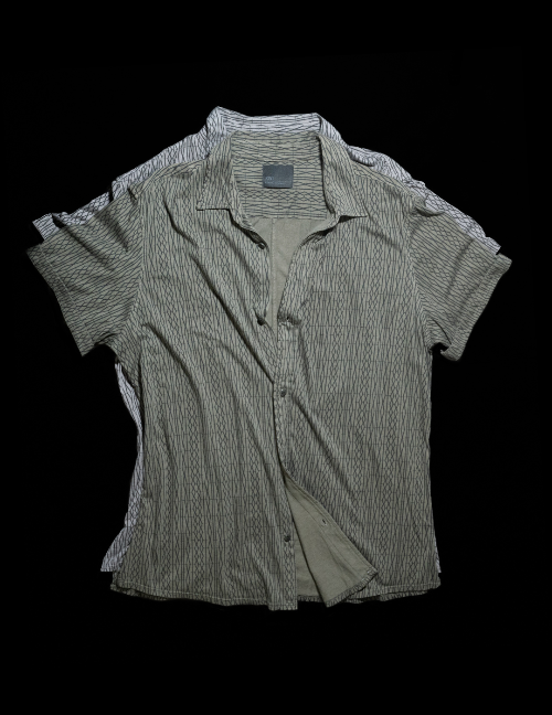 Short Sleeve Button Up, Printed Button Up, Short Sleeve, Button Closure, Collared Shirt, Dress Shirt, Sustainable, Eco-Friendly, Eucalyptus Blend, Unisex, Mens