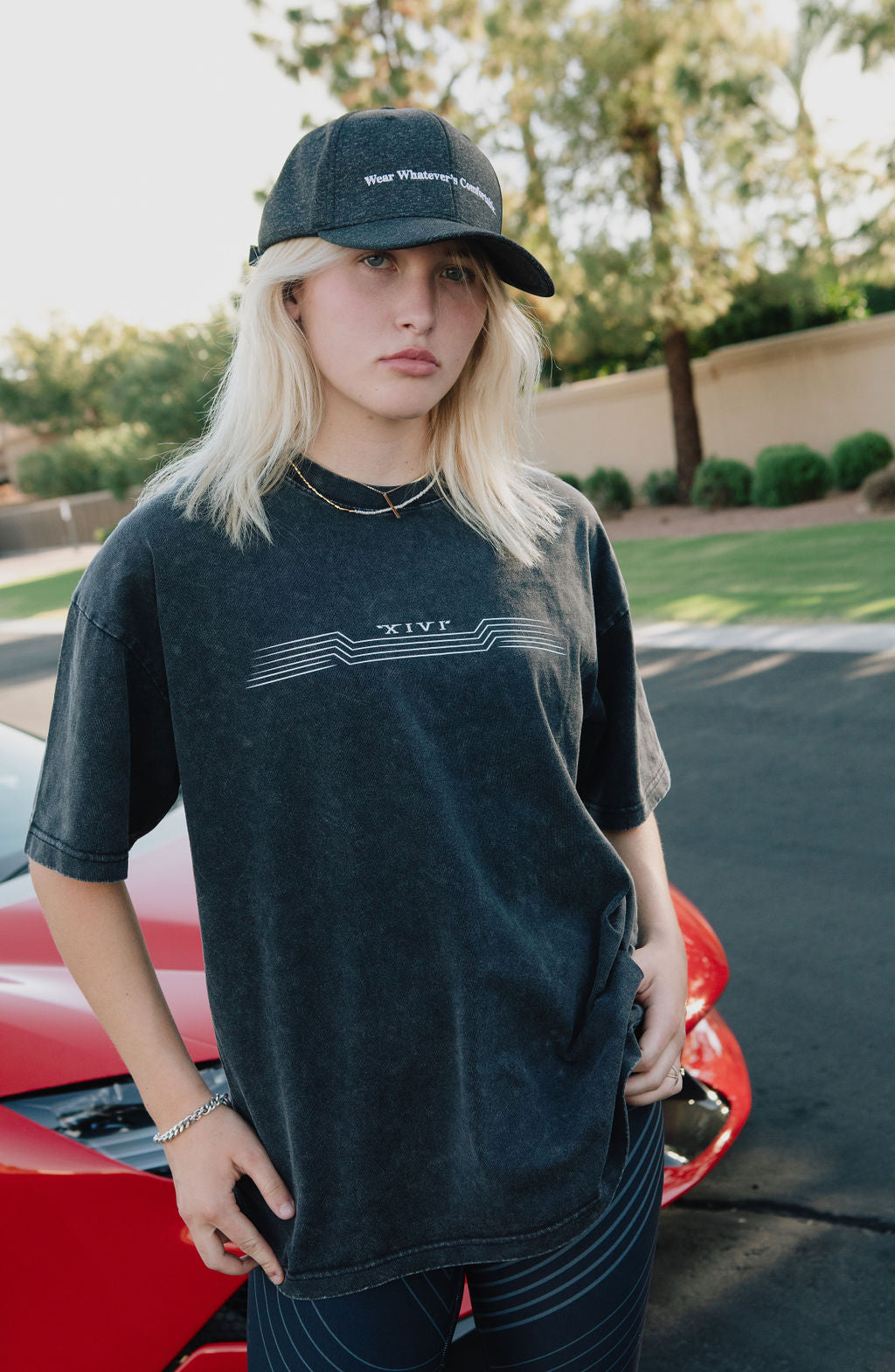 Revved Up Oversized Graphic T-Shirt