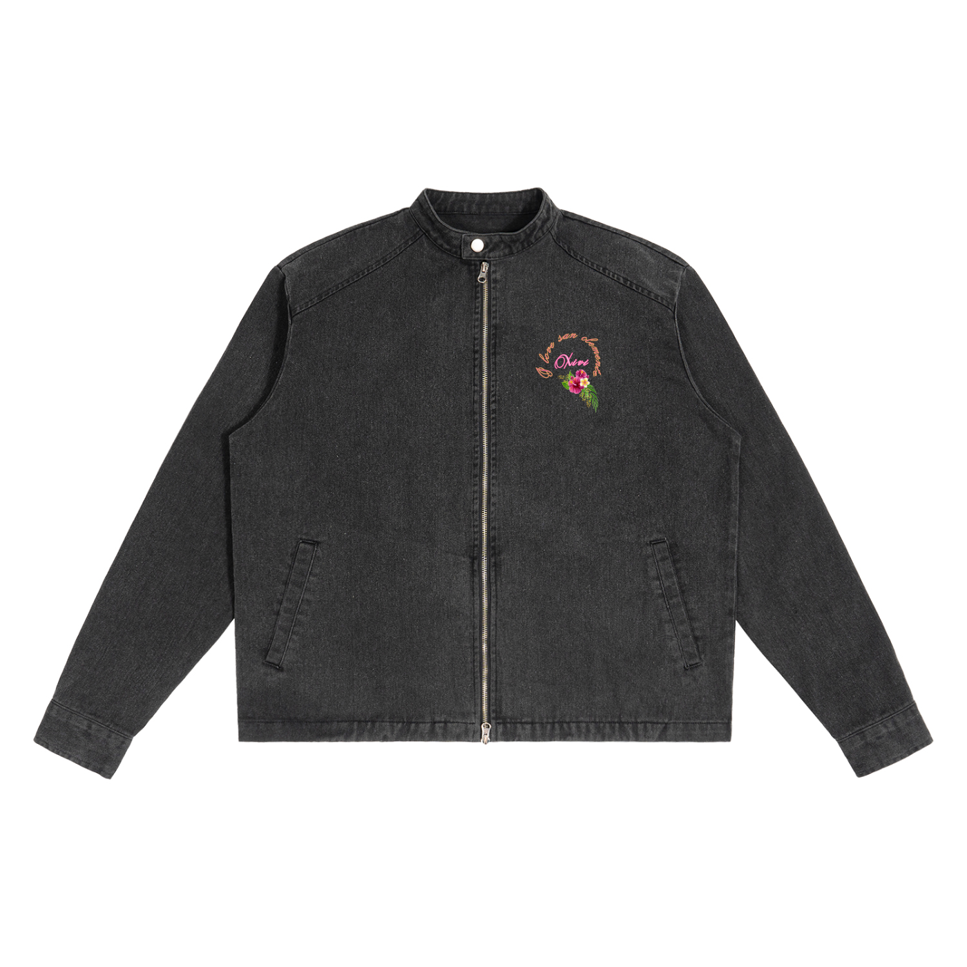 “I ❤️ SC” Vintage Washed Denim Jacket