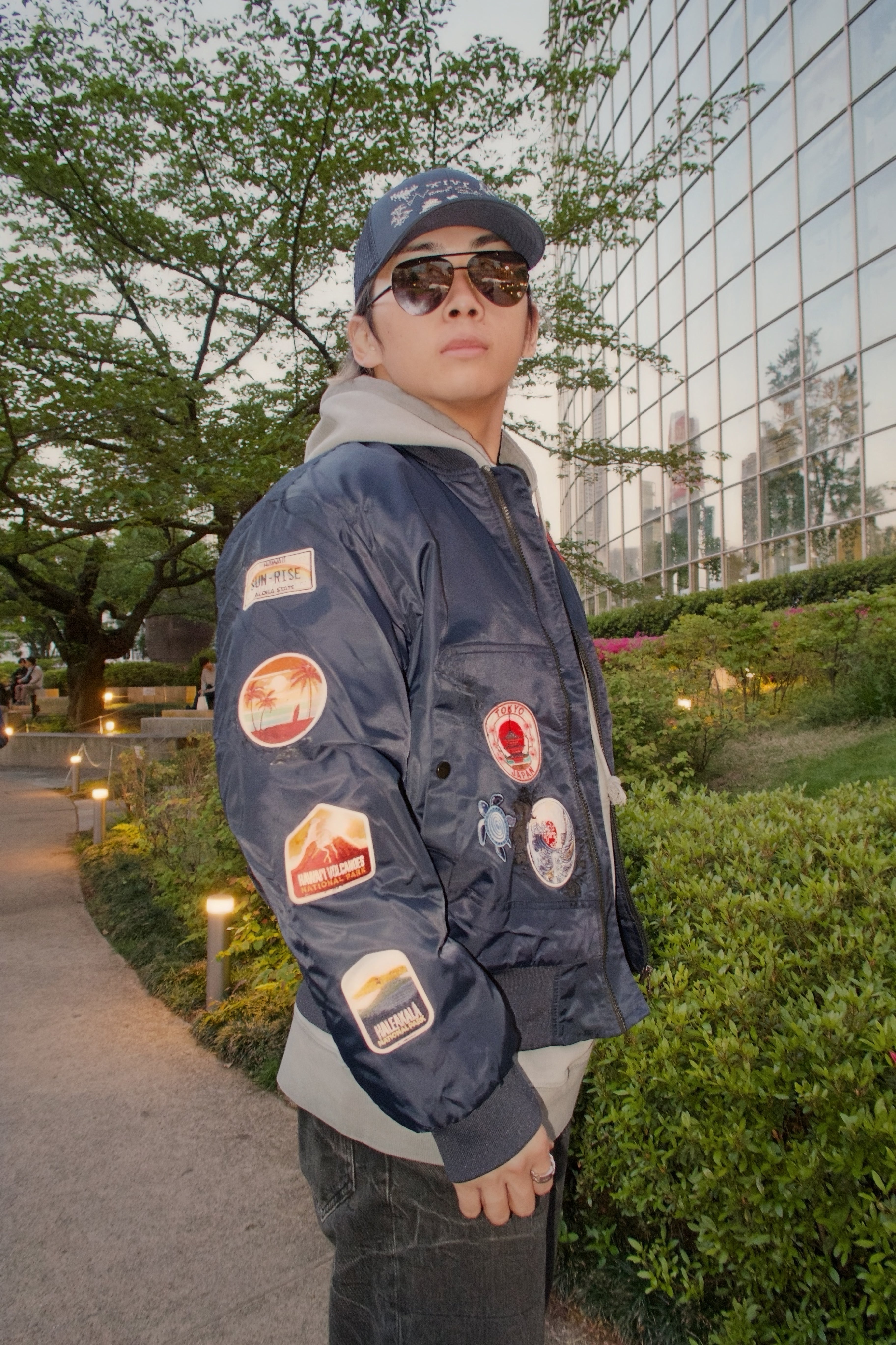 'NEXT STOP' Bomber Jacket