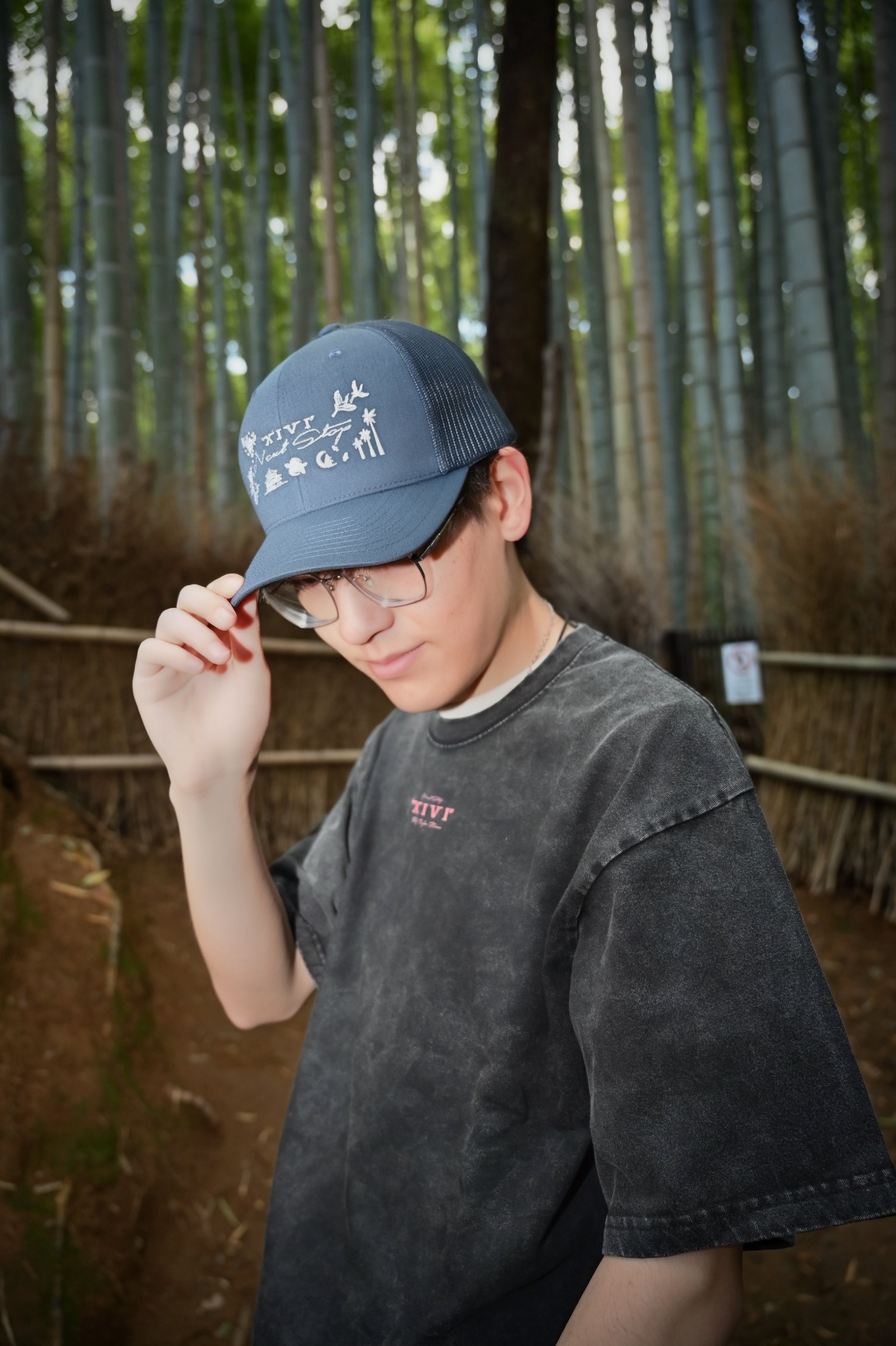 'NEXT STOP' Embroidered Trucker Hat